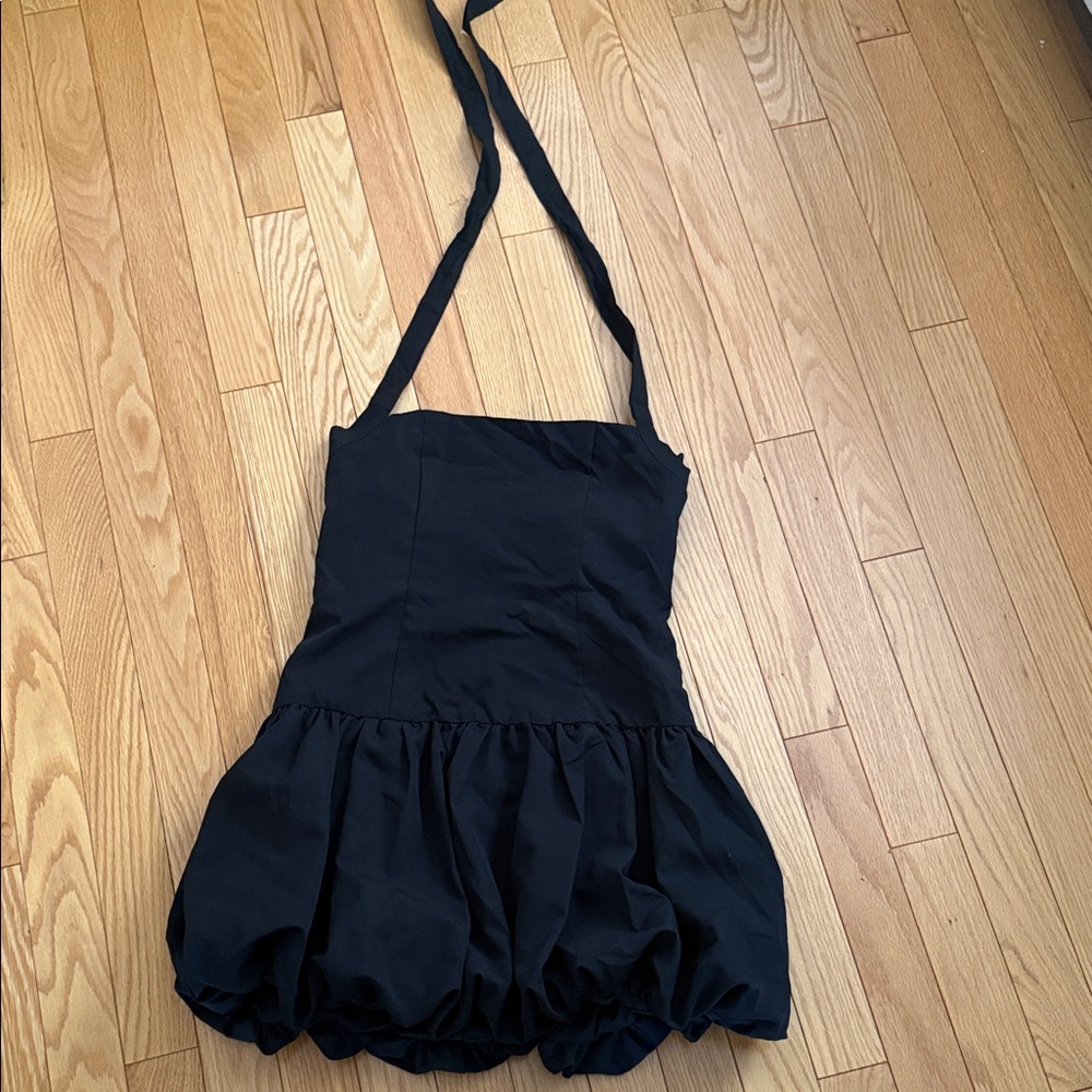 Black Halter Dress